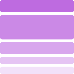 rectangular appointment blocks tight together with a consistent gap